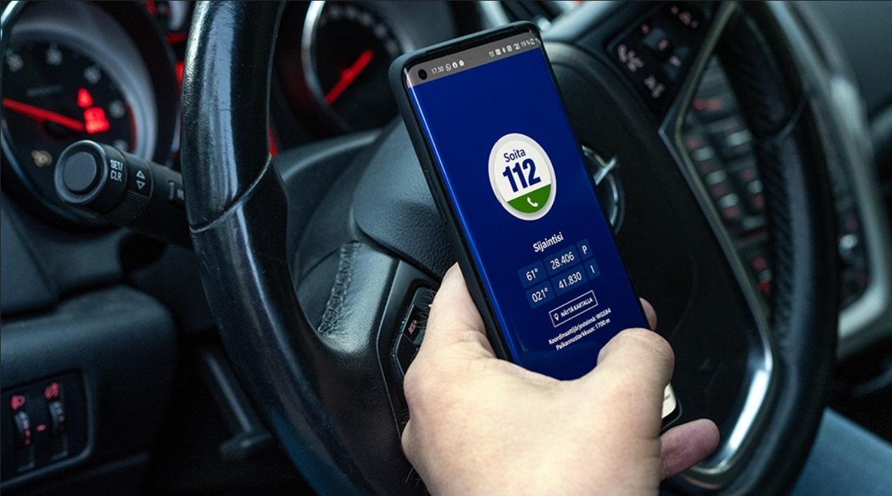 112 Finland -app allows you to submit a travel notification now