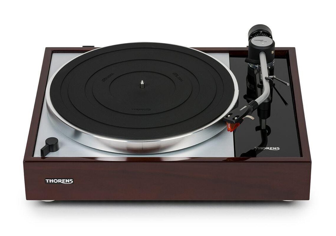 Two retro-style record players from Thorens