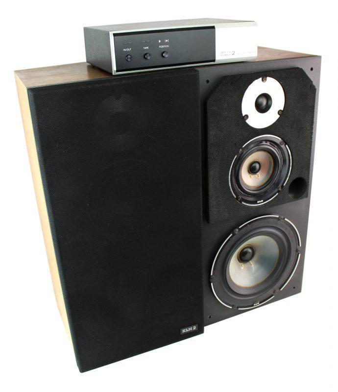 History of the phonograph: KLH Model Two Analog Computer Speaker – Strong bass in a small enclosure