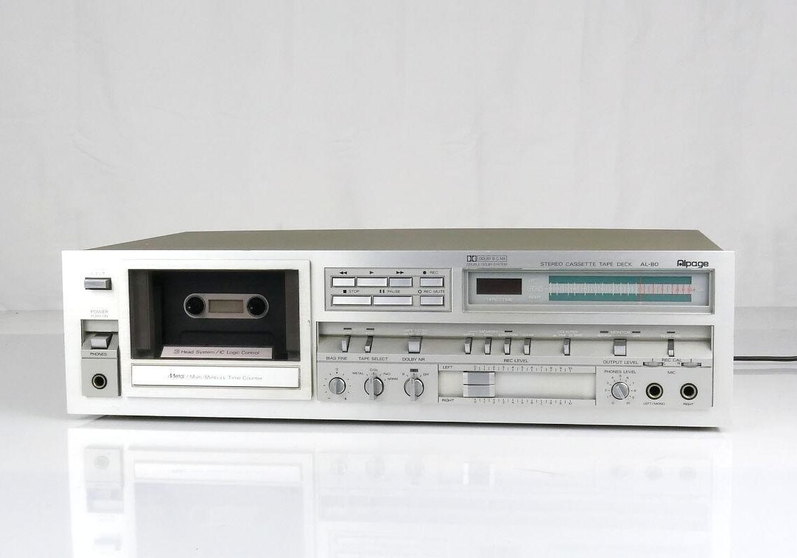 History of the phonograph: Alpage AL80 – A rare cassette recorder from the 1980s