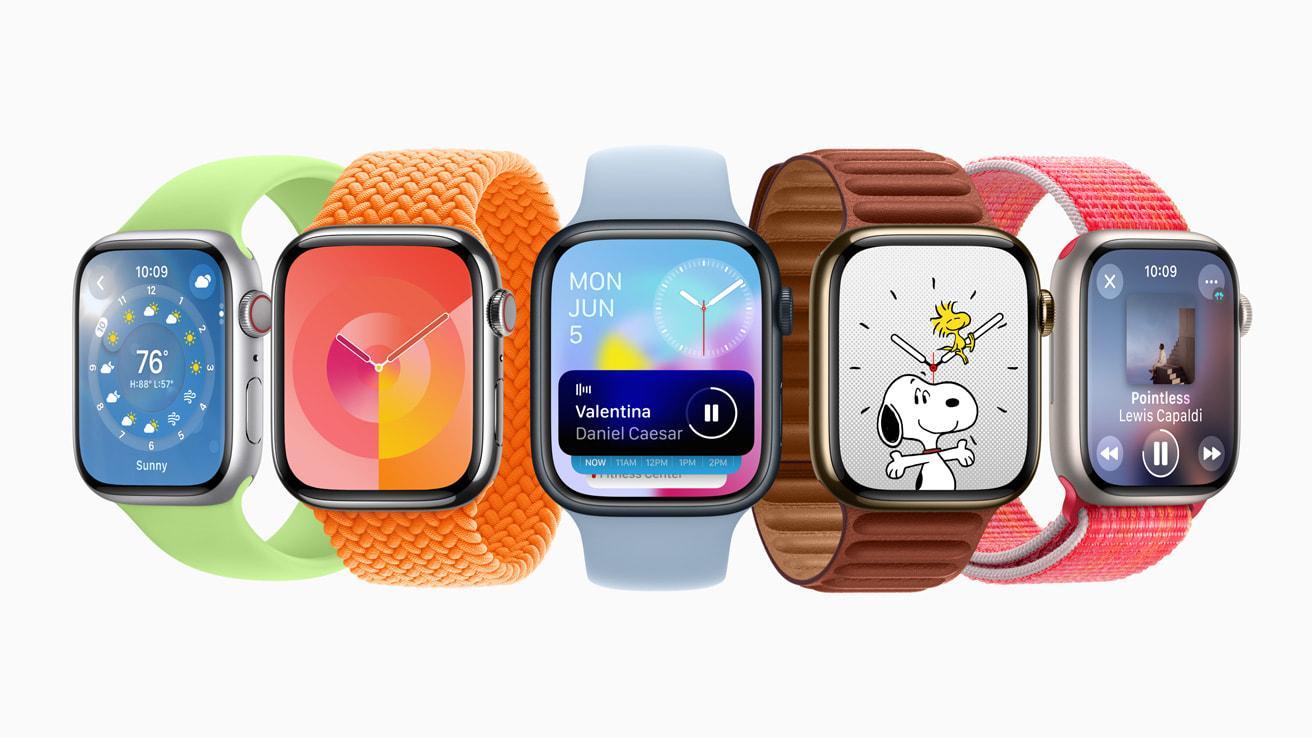 Applen watchOS 10 käyttöjärjestelmä