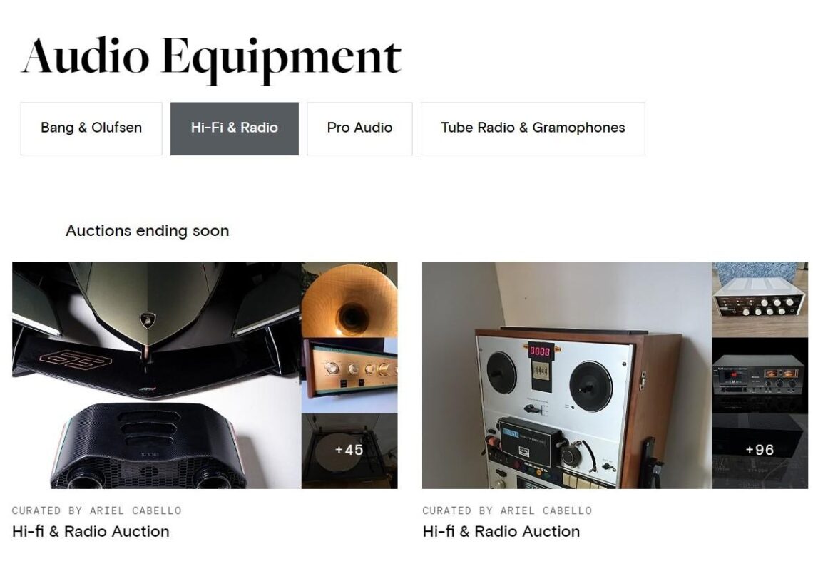 Catawiki? A treasure trove of hi-fi equipment for audiophiles and especially those interested in vintage hi-fi