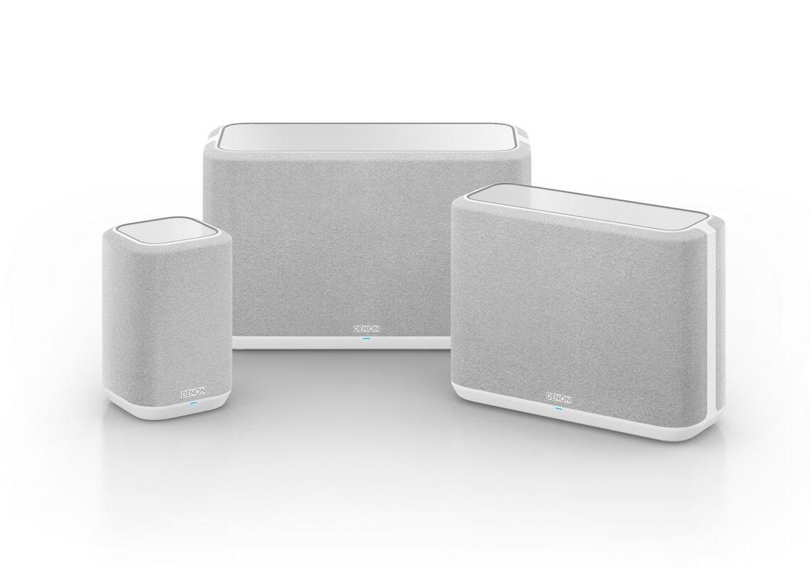 From Denon, stunning wireless all-in-one speakers for the Home series with HEOS multi-room support and functionality