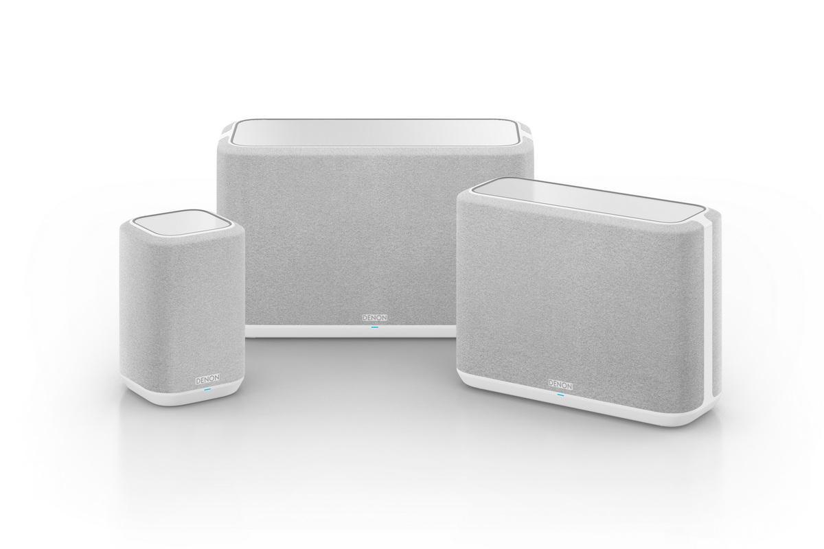 From Denon, stunning wireless all-in-one speakers for the Home series with HEOS multi-room support and functionality