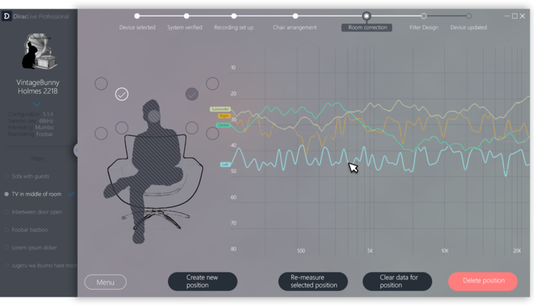 New version of Dirac's room renovation system
