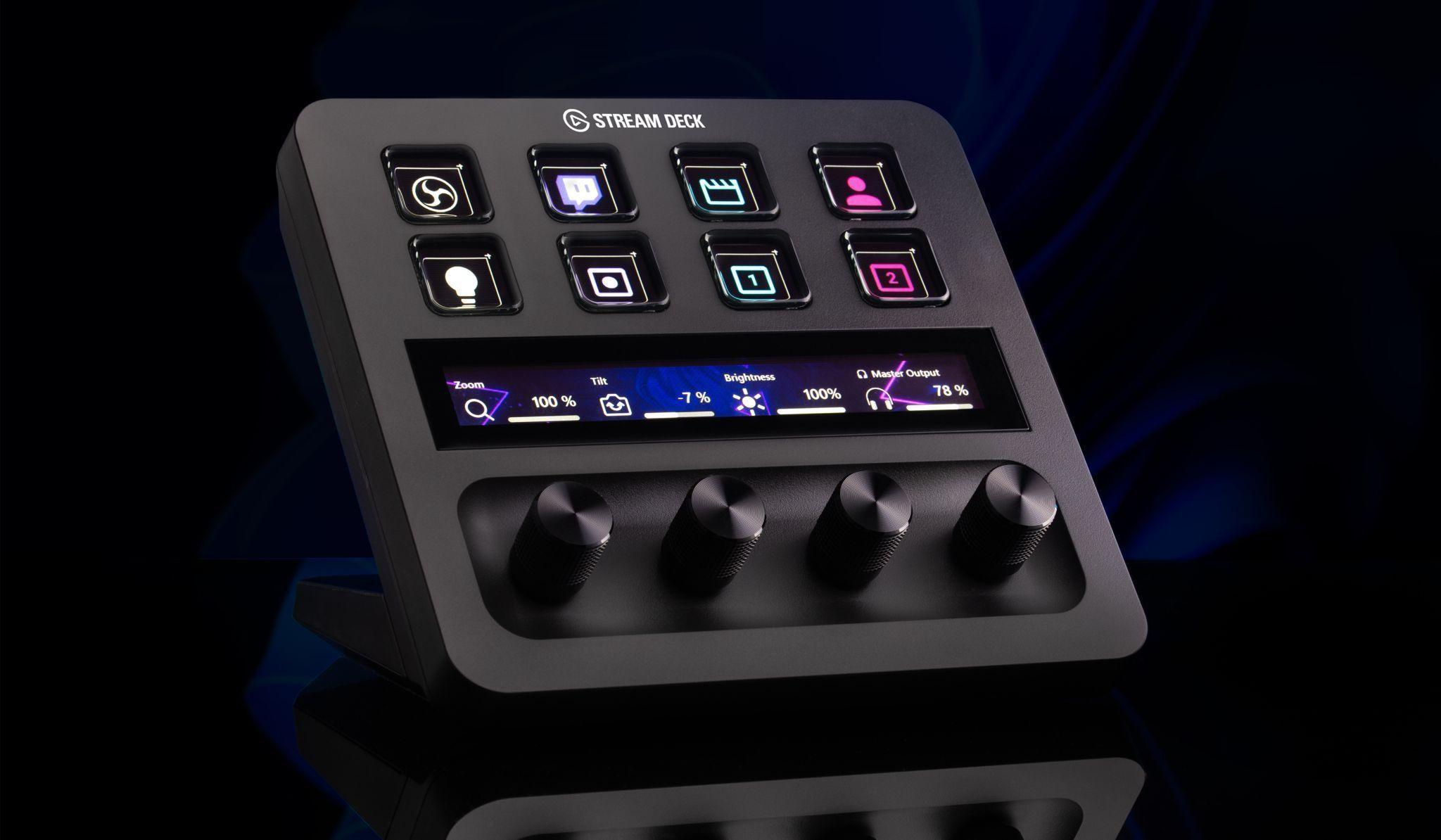 Elgatolta Stream Deck+ -ohjain sisällöntuotantoon