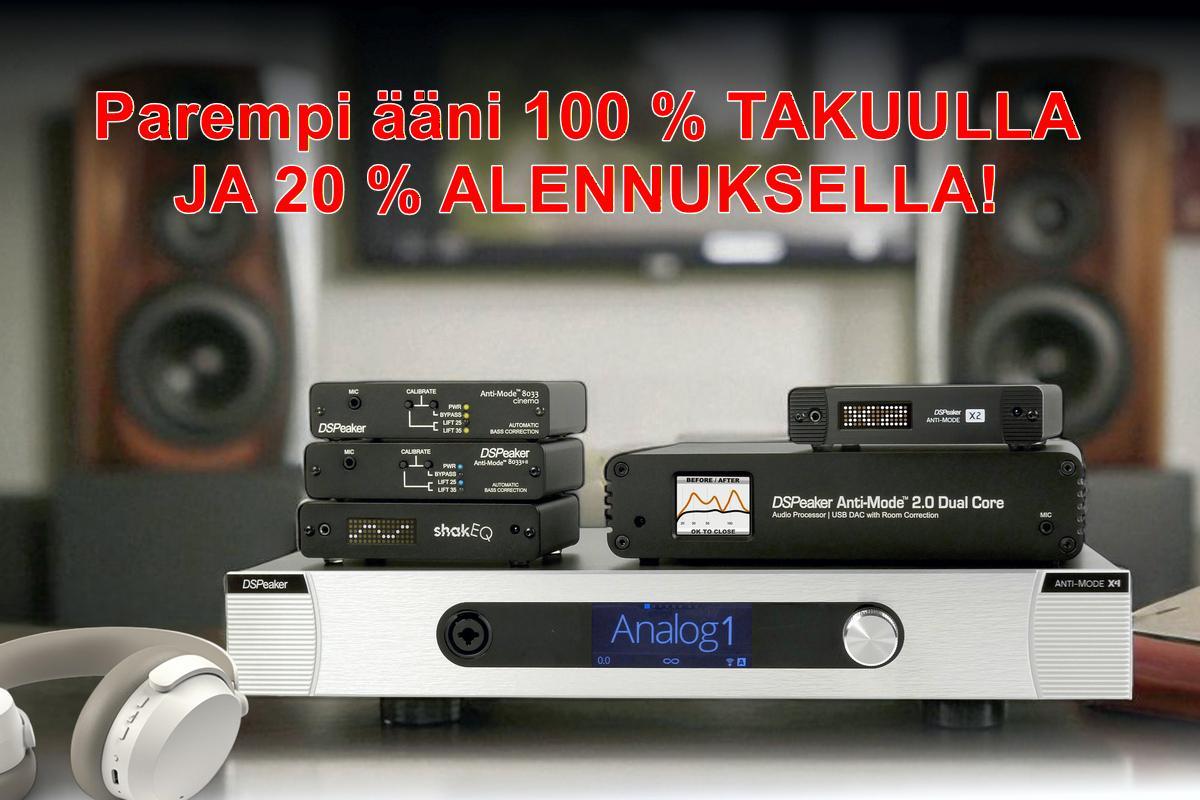 Pilaako huone äänentoiston? Ratkaisu on DSPeaker Anti-Mode – NYT -20 %