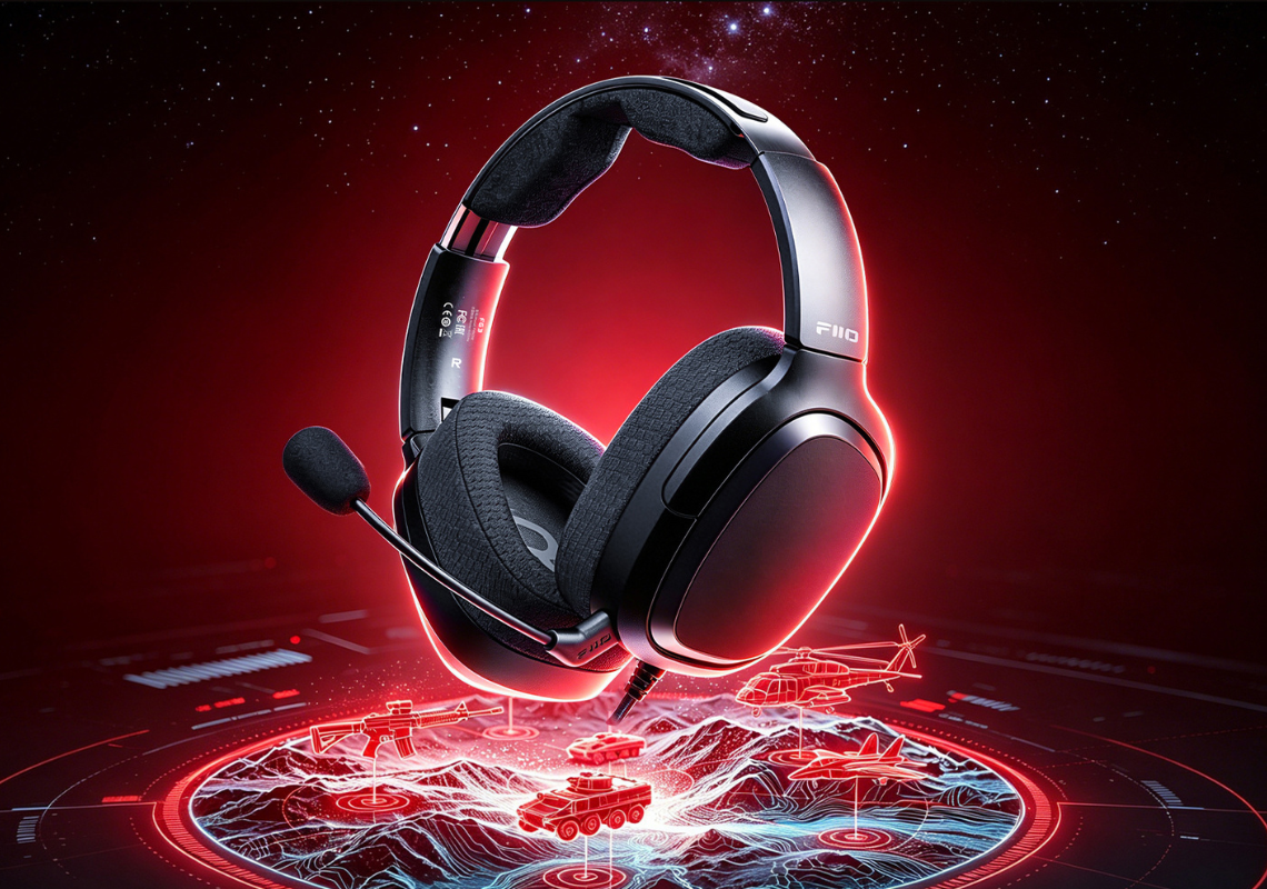 FiiO moves into gaming headphones – the FG3 uses two elements per ear cup