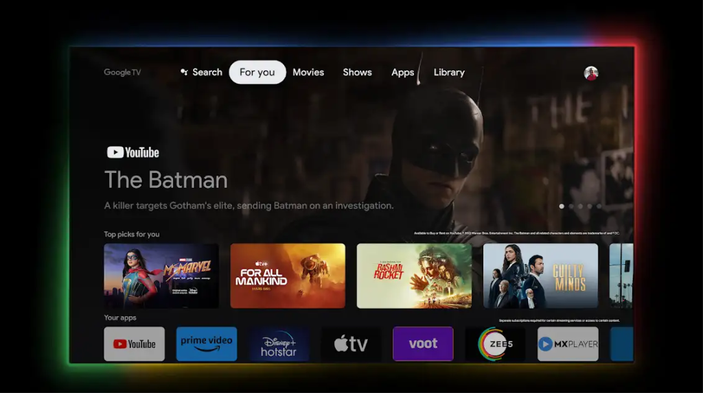 Android 14 Updates for TVs