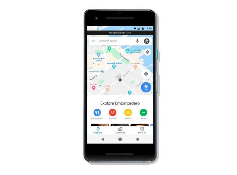 Googlen Maps -karttapalvelun incognito-tila saapuu Android-sovellukseen