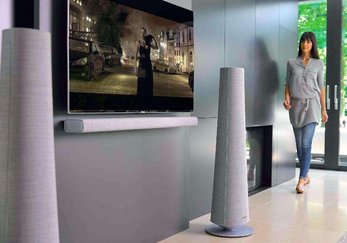 In the test, Harman Kardon Citation Tower: The speakers are ahead of their time