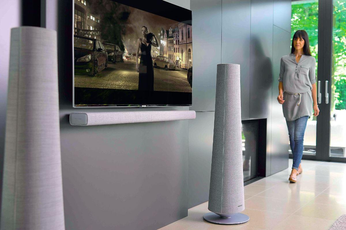 In the test, Harman Kardon Citation Tower: The speakers are ahead of their time