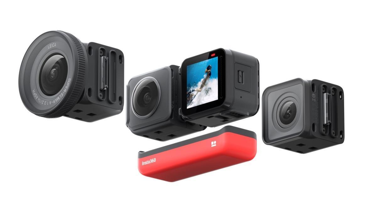 Modulaarisesti muokattava toimintakamera Insta360 ONE R
