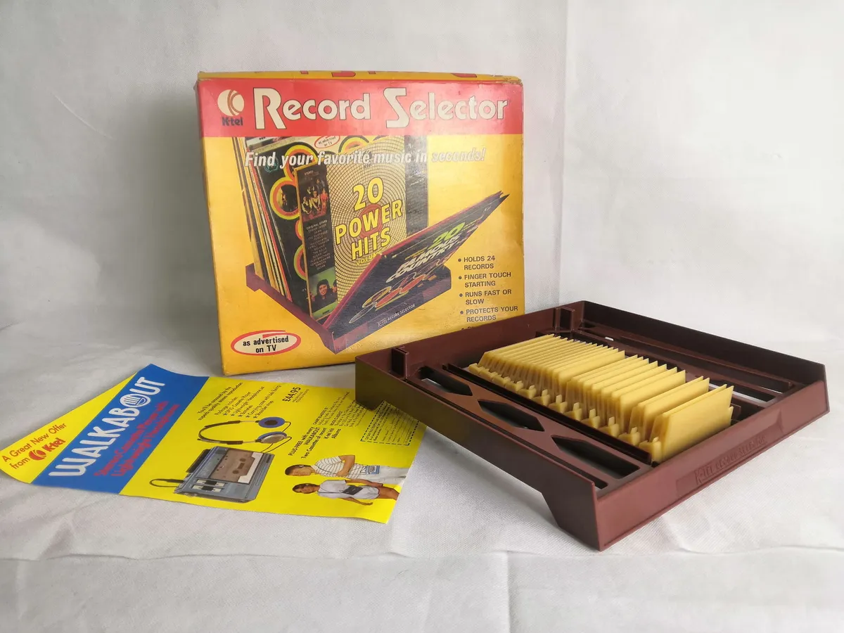 Paluu 70-luvulle: K-Tel Record Selector mullistaa LP-levyjen säilytyksen!