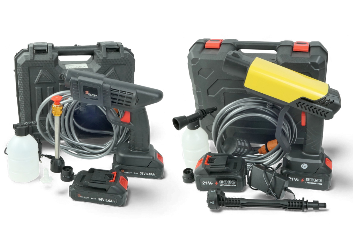 Experiment: Battery-powered hand pressure washers – more or less pressure