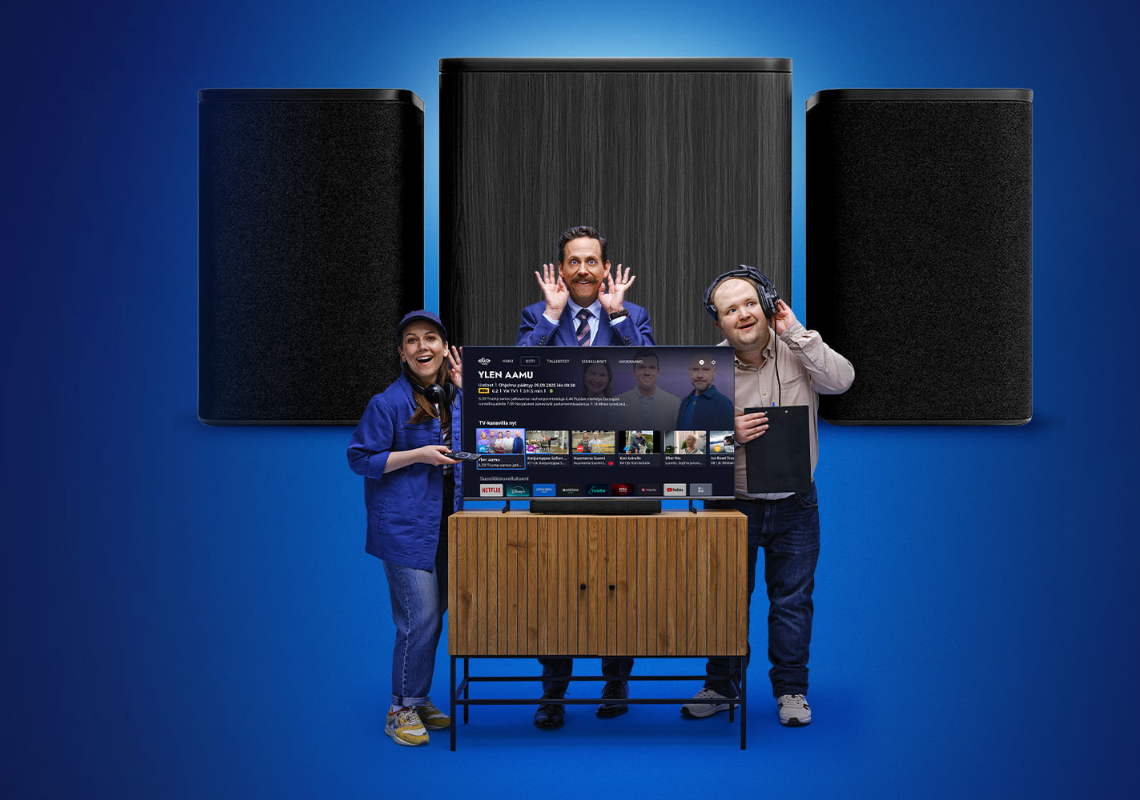 Home theater without adjustments: Elisa Viihde Sound combines a home theater and a soundbar