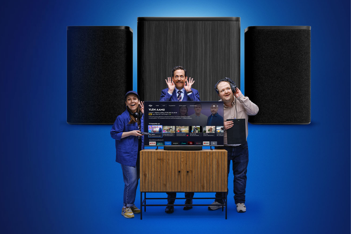 Home theater without adjustments: Elisa Viihde Sound combines a home theater and a soundbar
