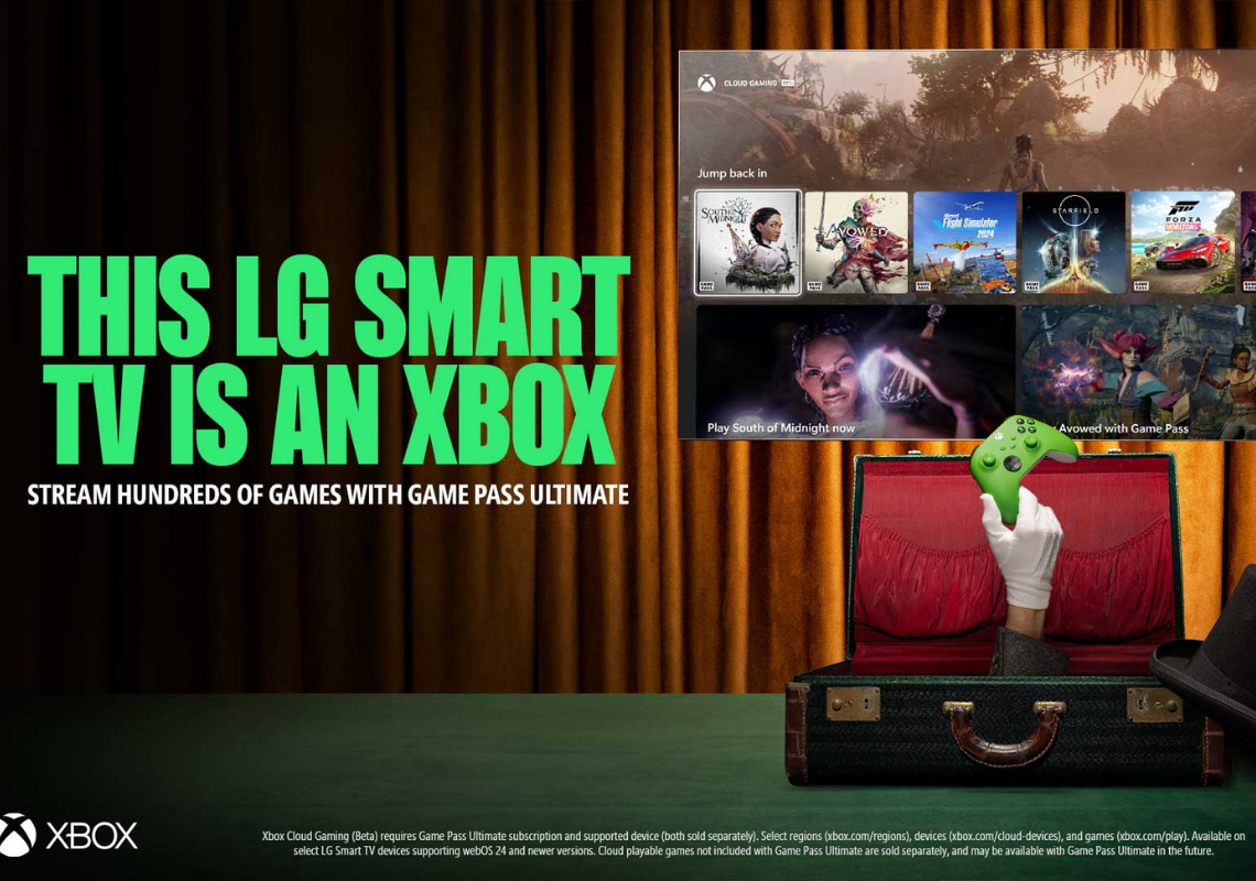 LG updates its TVs – Xbox cloud gaming without a console