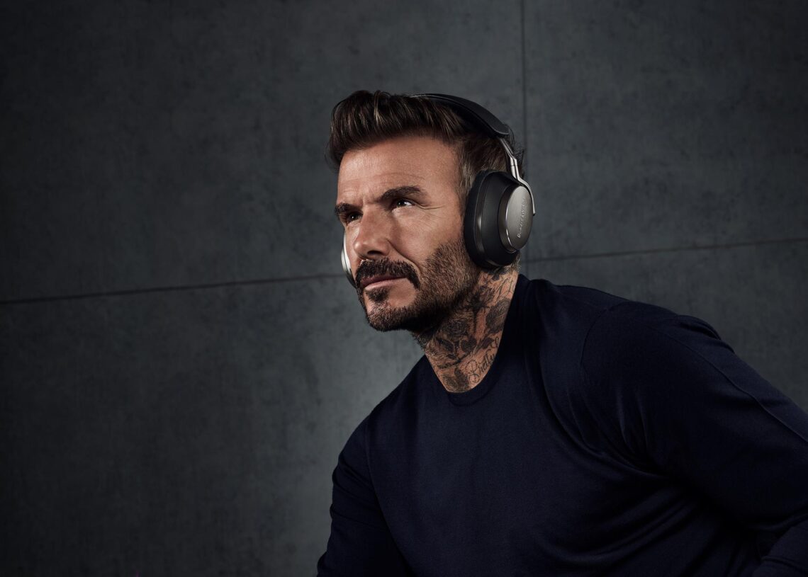 David Beckham on Bowers & Wilkinsin uusi keulakuva