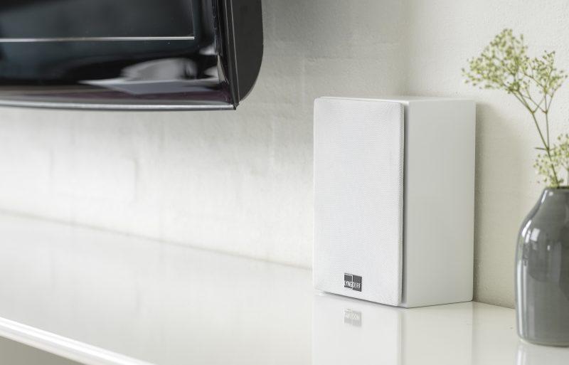 Lyngdorf presented the compact MH-3 satellite speakers and the high-performance BW-3 subwoofer