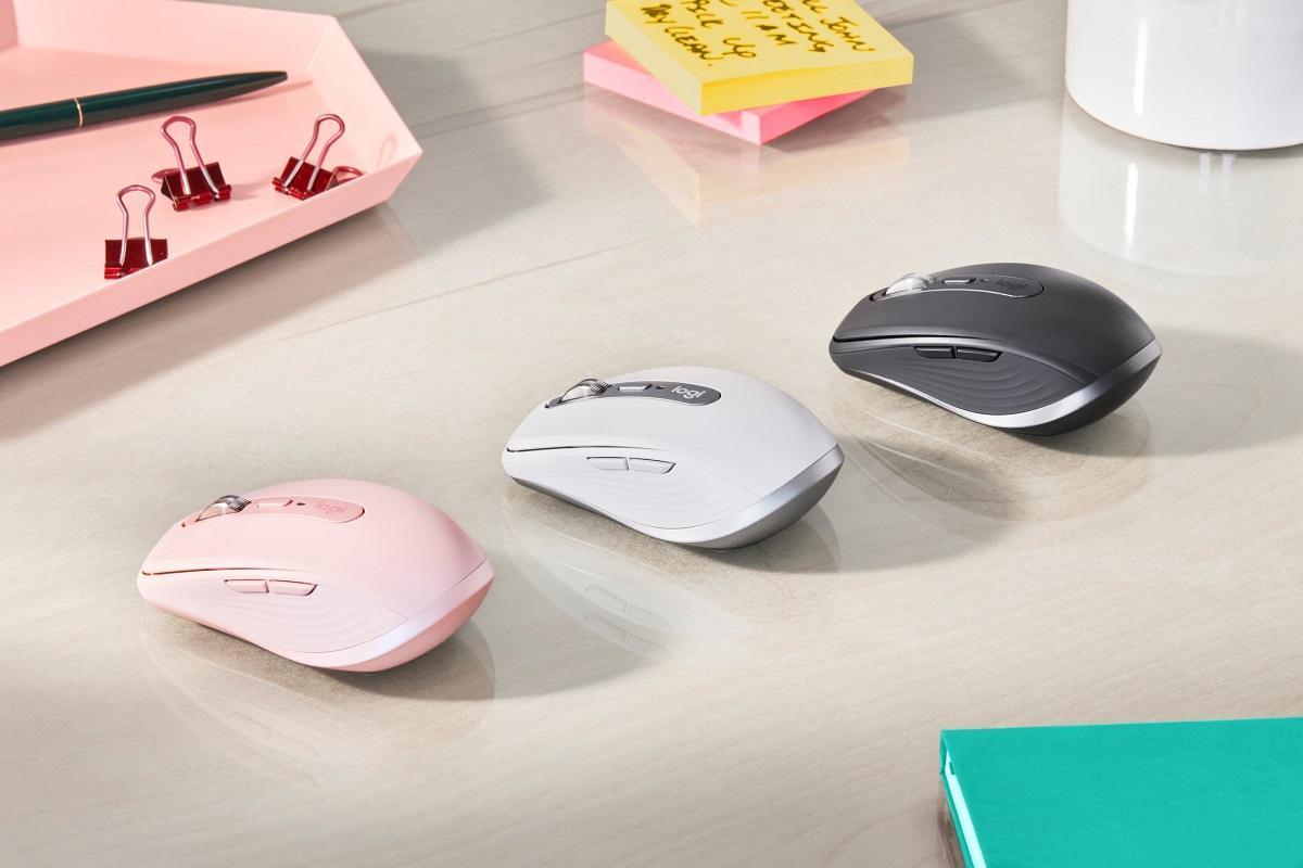 Värikkäät Logitech MX Anywhere 3 -hiiret liikkuvaan työhön ja vapaa-aikaan