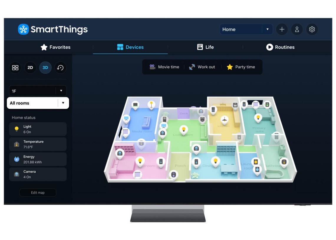 Samsung's innovation in smart home management