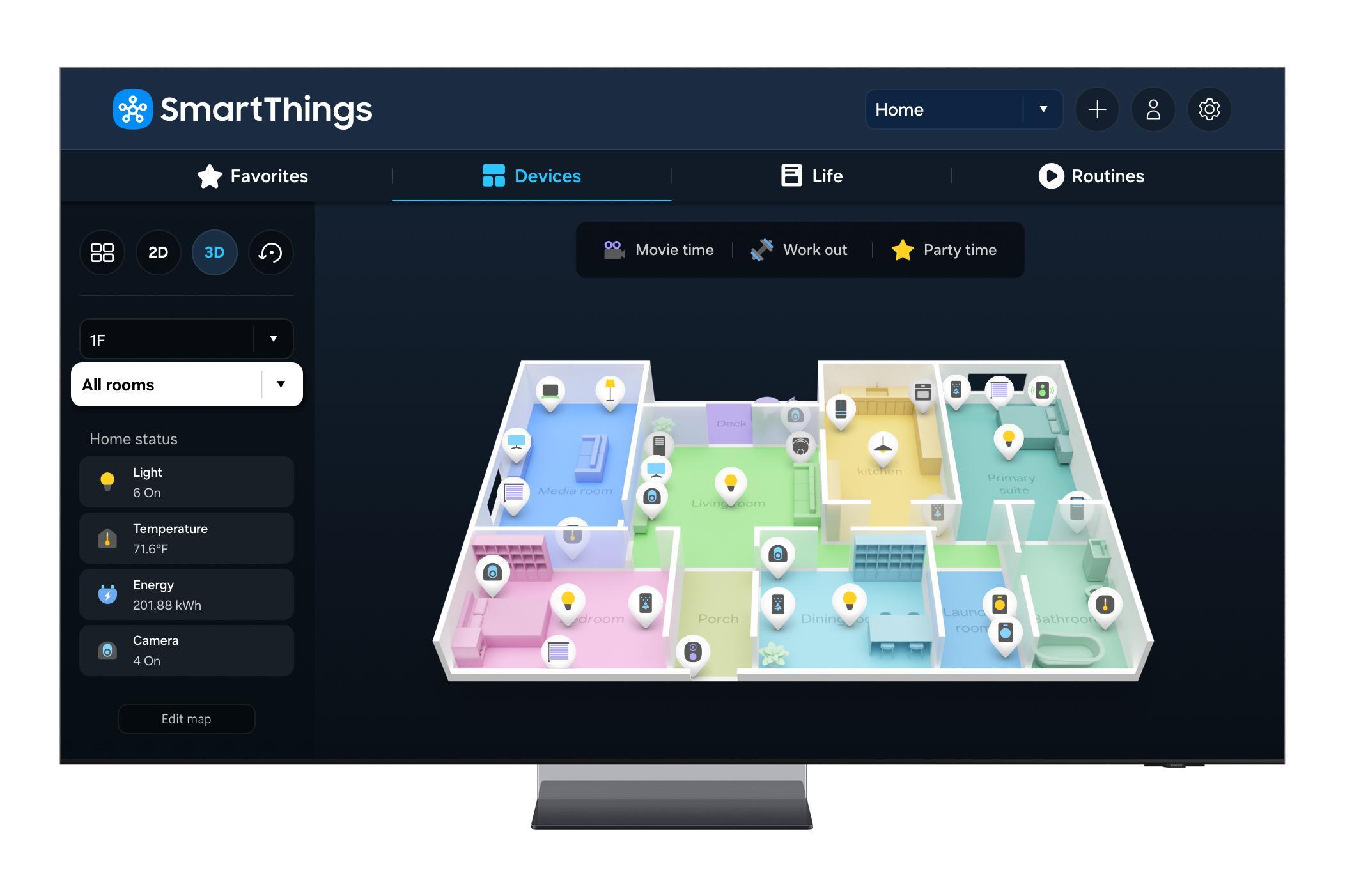 Samsung's innovation in smart home management