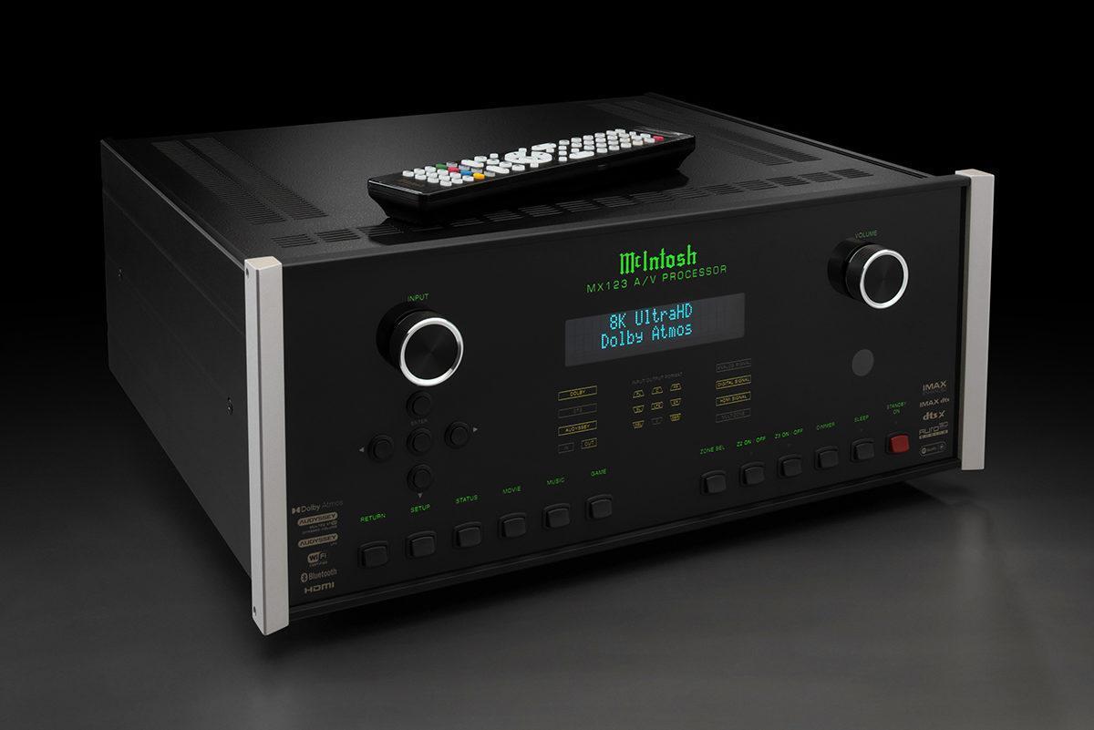 McIntosh päivitti MX123-kotiteatteriprosessorinsa 8K-aikaan