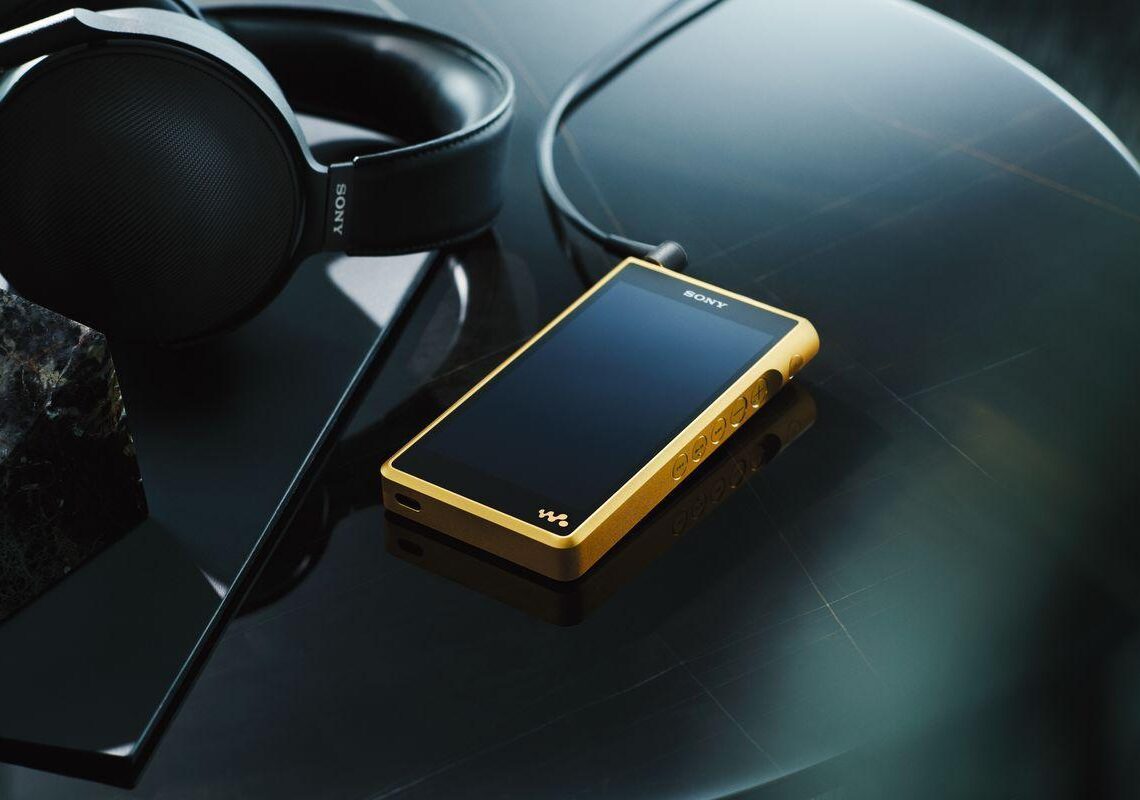 Two luxury Walkman music players from Sony