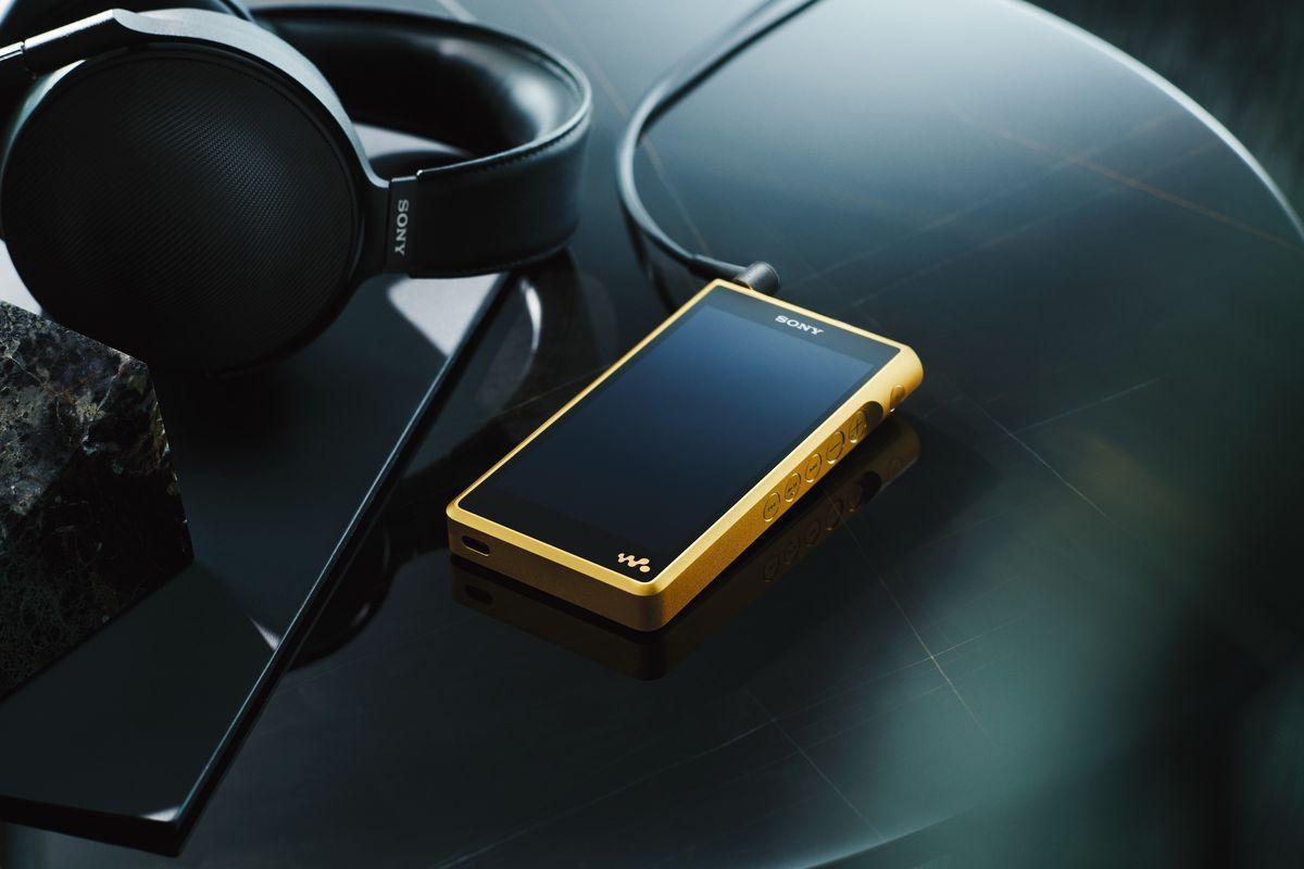 Two luxury Walkman music players from Sony