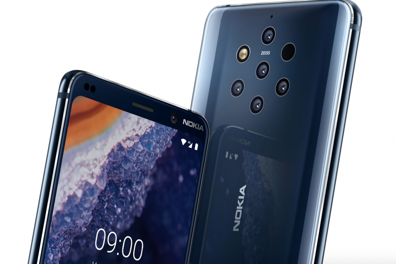 The Nokia 9 PureView, equipped with a groundbreaking camera system, has finally been unveiled – priced at 599 euros, with sales starting on Monday.