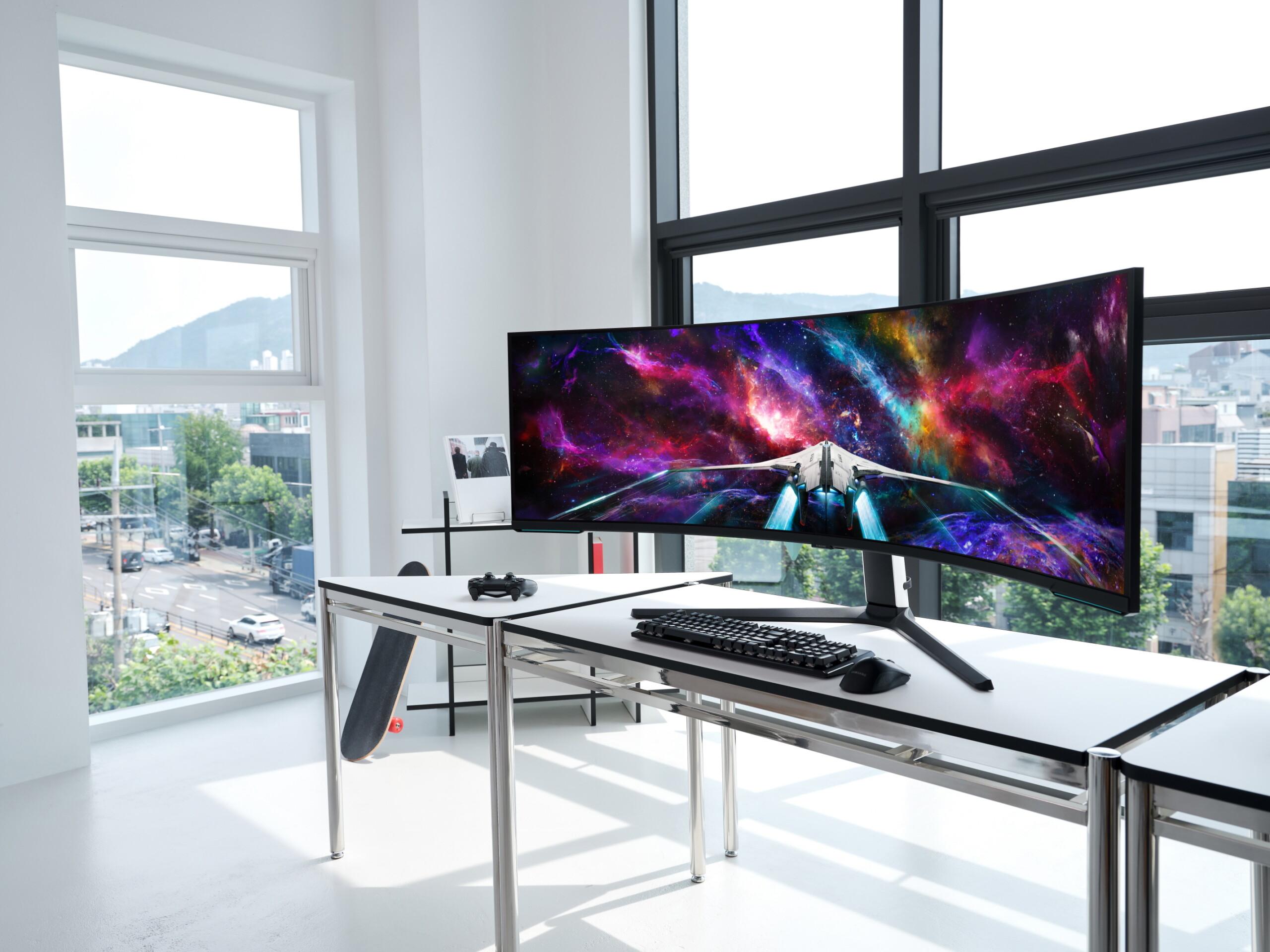 Samsung unveiled the world's first dual UHD gaming monitor: Odyssey Neo G9 57″