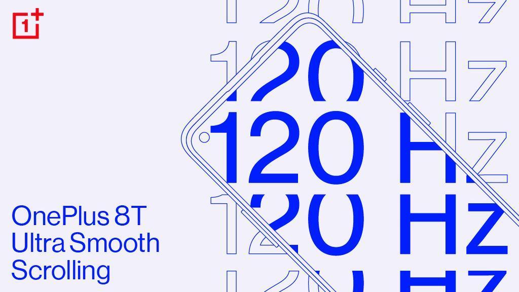 The upcoming flagship model of the OnePlus 8T will feature a 120Hz refresh rate on the display