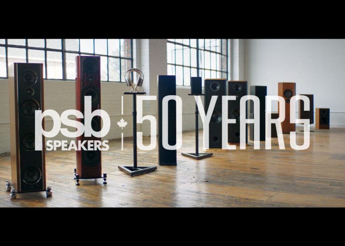 PSB Speakers celebrates 50 years of history with two videos