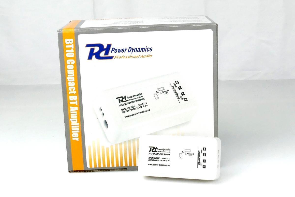 Vanhat kaiuttimet langattomiksi – Power Dynamics BT10 -vahvistinmoduulilla