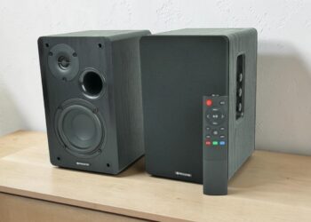 In the experiment, ProCaster S3 compact active multi-function speakers