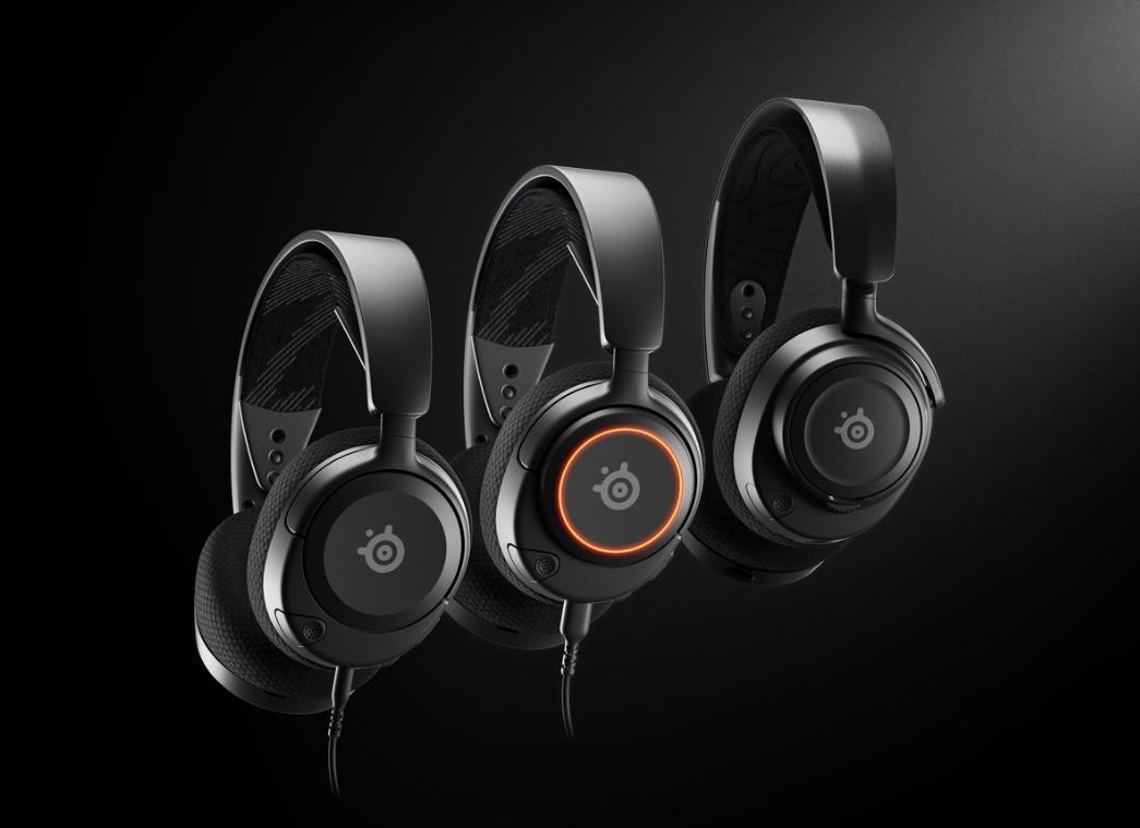 Three gaming headsets from SteelSeries for the Arctis Nova series