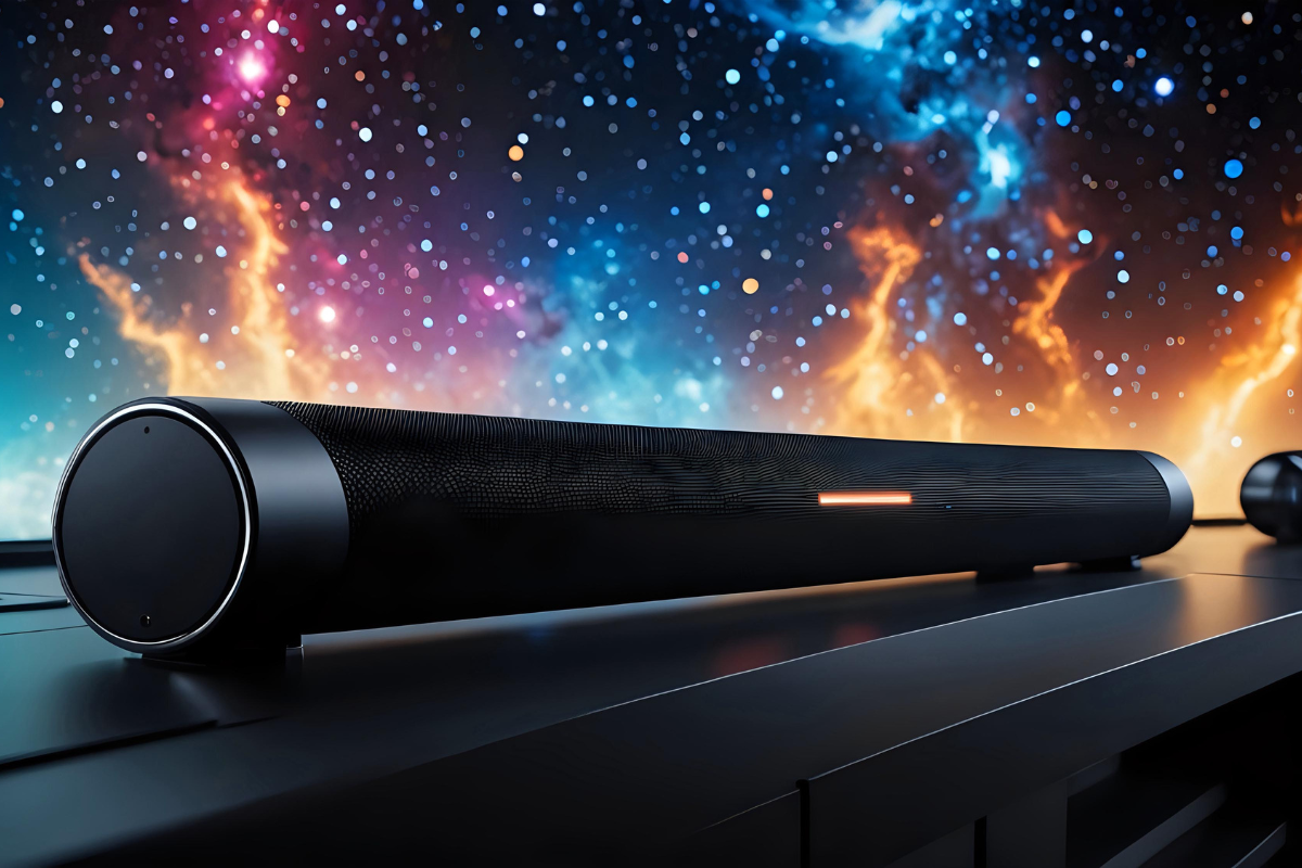 Real sound from a TV set or artificial sound?