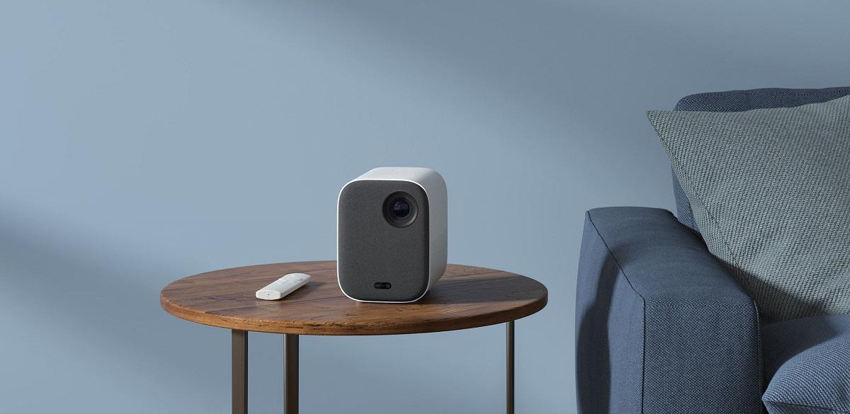 The compact Xiaomi video projector makes it possible to watch Netflix movies and other video presentations anywhere