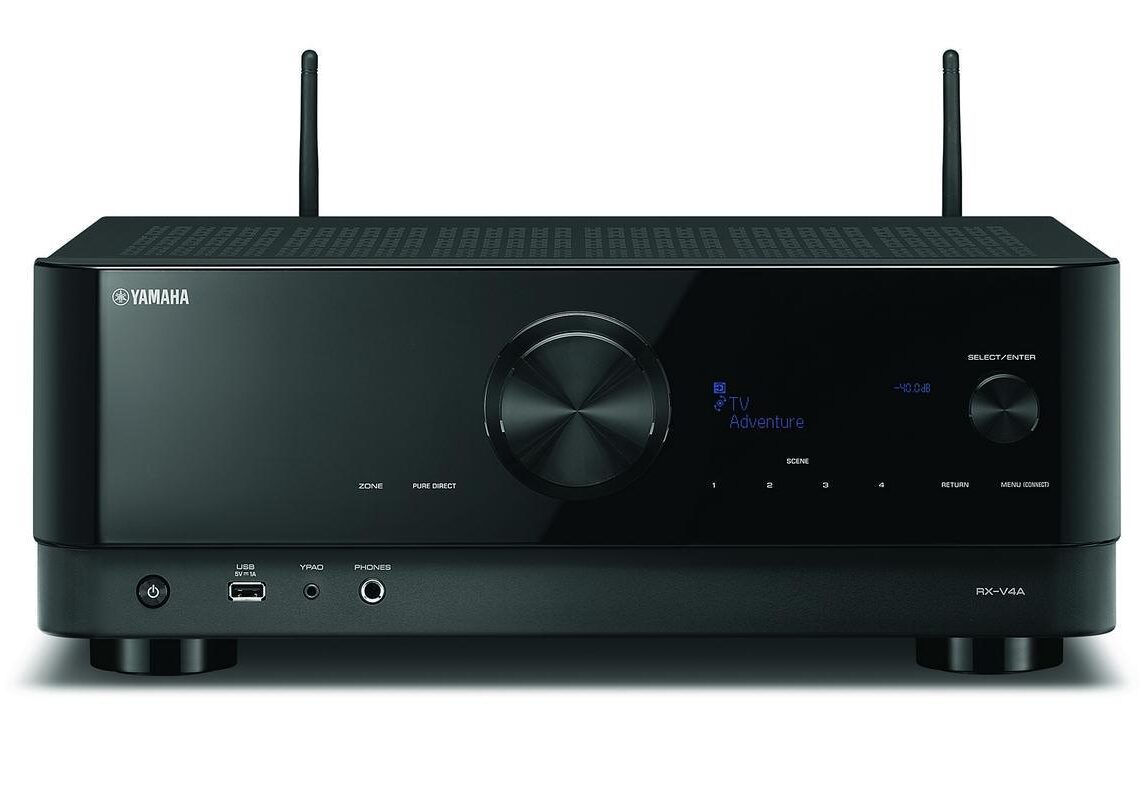 Edullinen ja moneen pystyvä Yamaha RX-V4A AV-viritinvahvistin