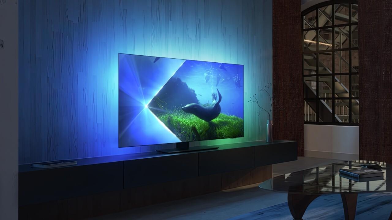Philips Ambilight TV OLED+ 908 won the Red Dot Award
