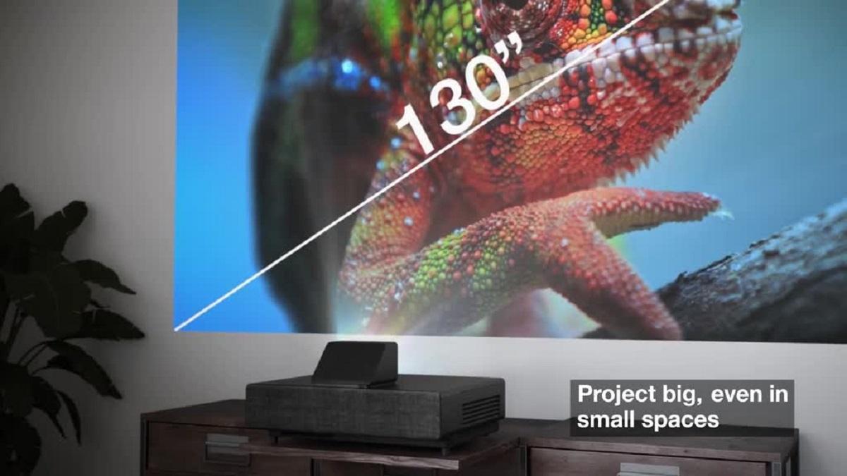 Erittäin lyhyen etäisyyden 4K PRO-UHD -laserkotiteatteriprojektori