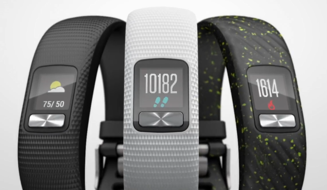 Activity wristband from Garmin with a year of battery life