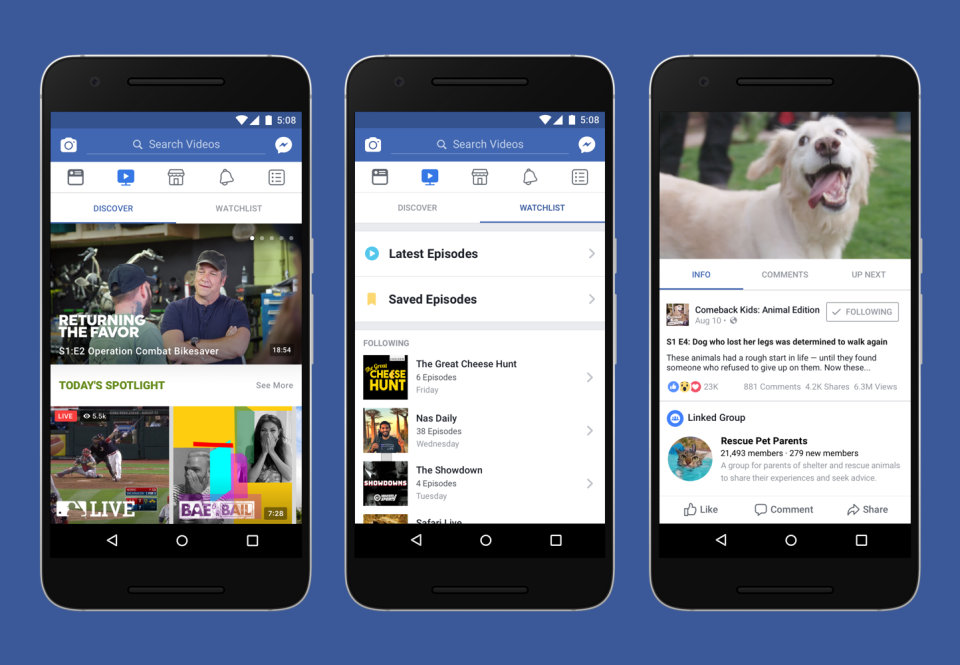 Facebookiin tulossa tv-sarjoja