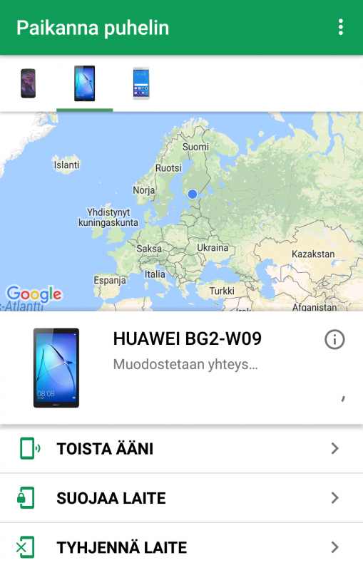 Here's how to find a lost Android device