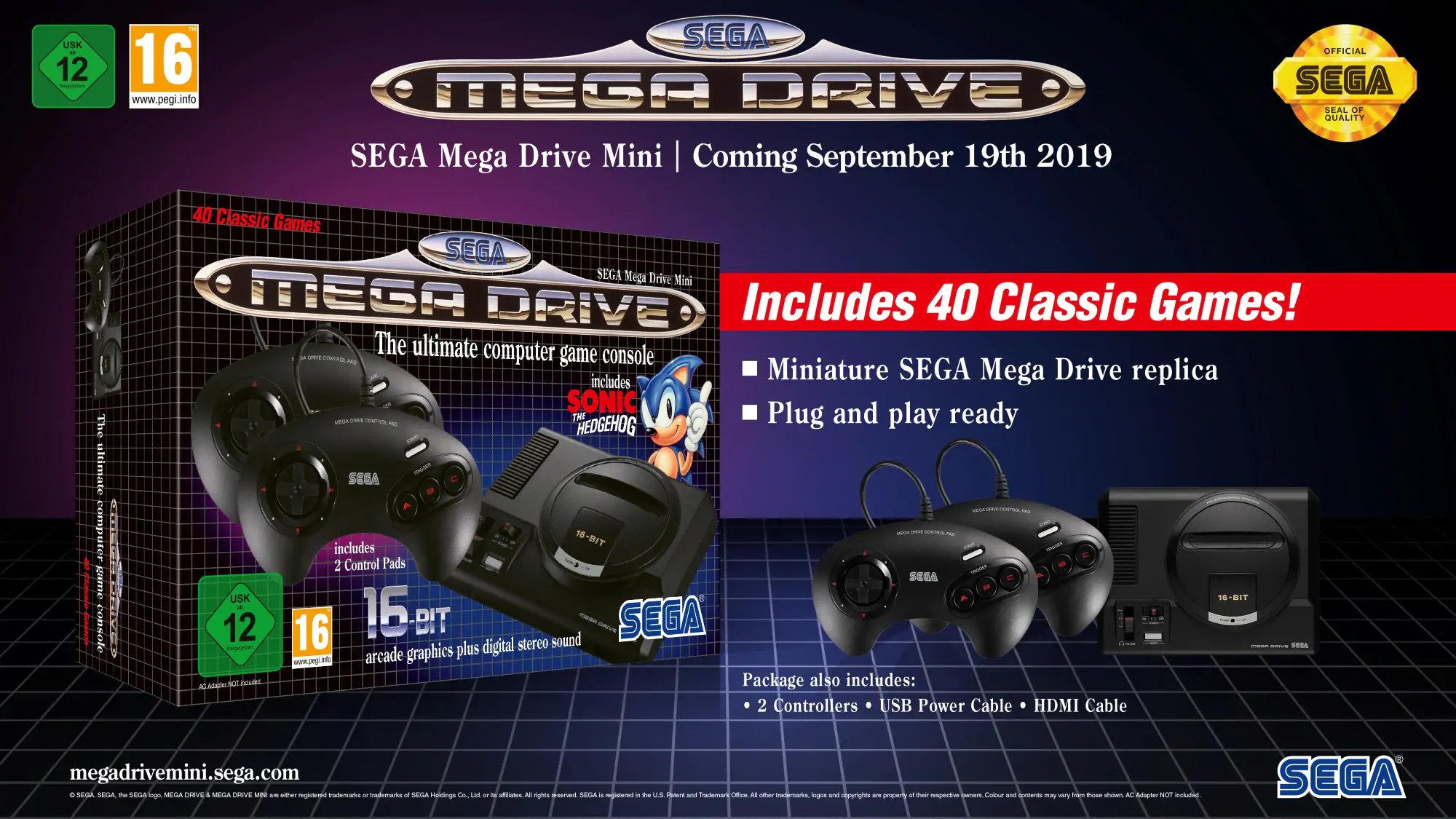 Segan virallinen Mega Drive Mini -retrokonsoli saapuu syksyllä – hinta vajaan satasen