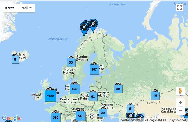 Kätevä sivu levykauppojen ja -tapahtumien löytämiseen