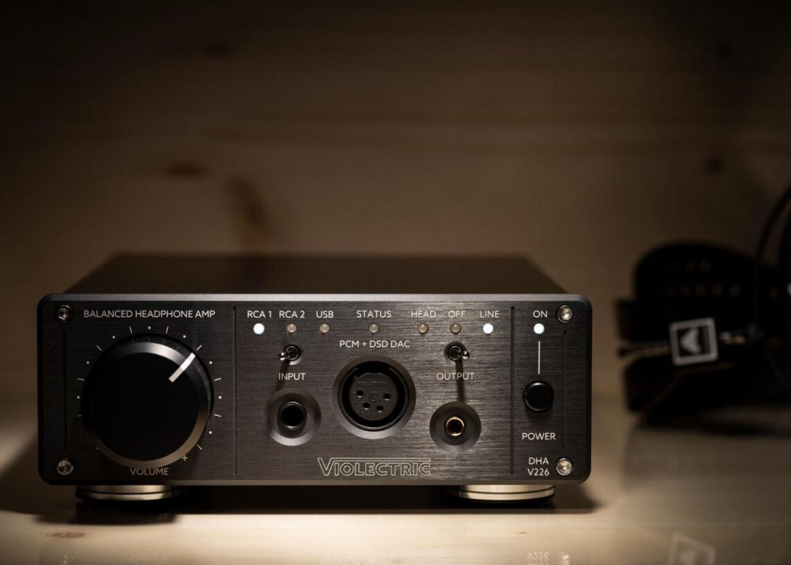Violectric's powerful DHA V226 headphone/preamp arrived in Finland