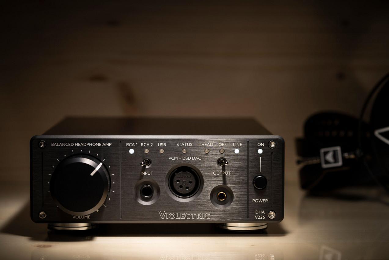 Violectric's powerful DHA V226 headphone/preamp arrived in Finland