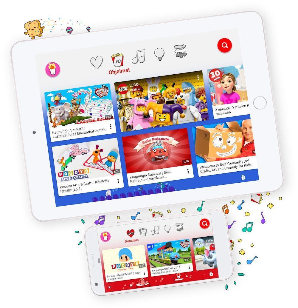 YouTube Kids saapui Suomeen – antaa vanhempien rajoittaa sisältöä ja ruutuaikaa